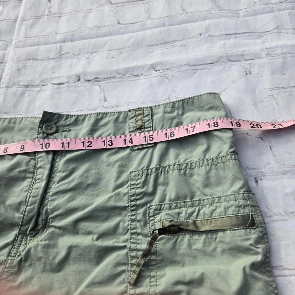Vintage y2k cargo mini skirt army green low rise cyber fairy grunge Old Navy lg